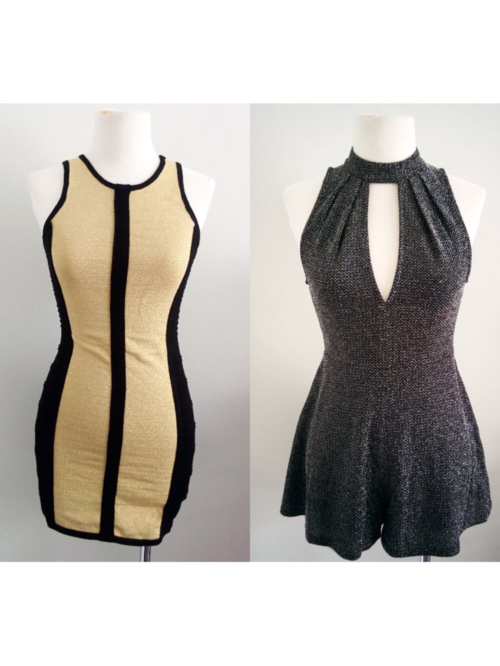 Topshop & Forever 21 Bundle - Romper & Mini Dress